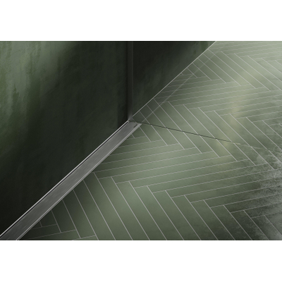 Easy Drain Compact TAF caniveau de douche plaque simple 80cm 50mm avec grille Zero design inox