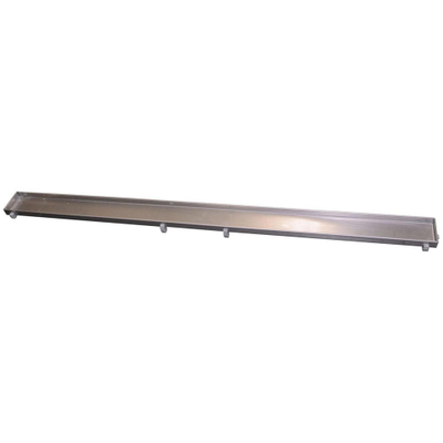 Wiesbaden Grille de carreaux pour caniveau de douche 120 x 7 cm RVS