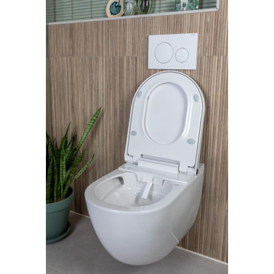 Rapotec RapoWash Vital L douche-wc – verwarmde zitting & föhn – glans wit