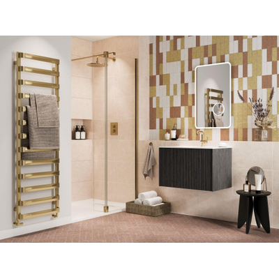 Crosswater Glide II Wastafel inbouw - kraangat - 70x45x1cm - glas - glans wit