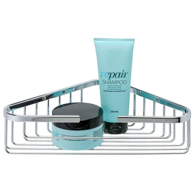 Geesa Basket Panier de douche d'angle 33,6 cm Chrome