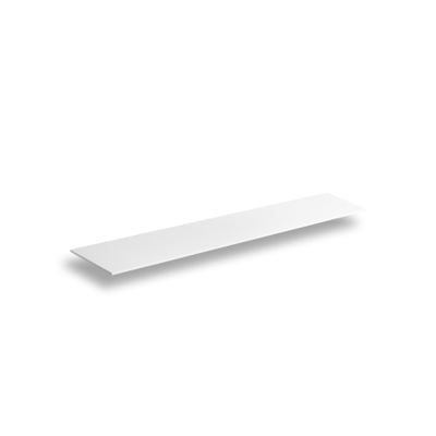 Clou Hammock plan vasque 200x50x1cm pour meuble à tiroirs/cadre sans vasque blanc