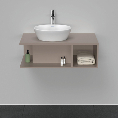 Duravit D-neo Meuble sous vasque 80x55x26cm Basalte mat