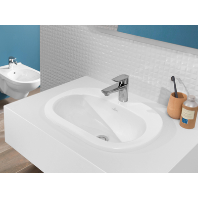 Villeroy & Boch O.novo wandbidet - met overloop - 1 kraangat CeramicPlus - White Alpine (glans wit)