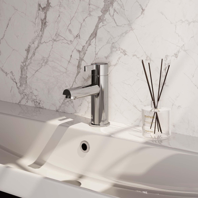Brauer Chrome Edition Robinet lavabo ColdStart avec poignée type HD1 Chrome poli