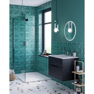 Crosswater Lazo Wastafelkraan - 3-Gats - opbouw - hoogglans chroom