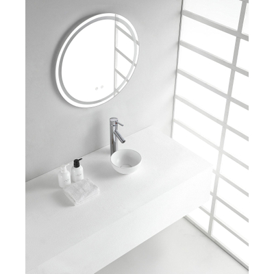 Wiesbaden Consilio Waskom rond - 20x9cm - keramiek - mat wit
