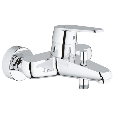 Grohe Eurodisc Cosmopolitan Badkraan - met omstel - met koppelingen - 46mm - chroom