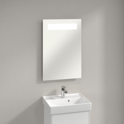 Villeroy & Boch More To See spiegel met geïntegreerde LED verlichting horizontaal 3 voudig dimbaar 50x75x4.7cm