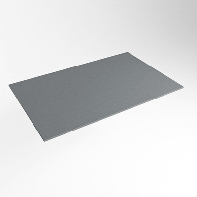 Mondiaz TOP 51 Topblad - 80x51x0.9cm - geschikt voor afdekplaat - Solid surface - Plata