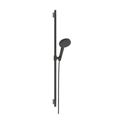 Hansgrohe Raindance Alive Select S Doucheset - 125 - 3jet - ecosmart - met glijstang Unica S Puro - 90 cm - geborsteld zwart chroom (antraciet)