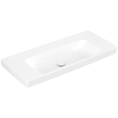 Villeroy & Boch Architectura wastafel - 100x44.5cm - zonder kraangat - zonder overloop - White Alpine (glans wit)