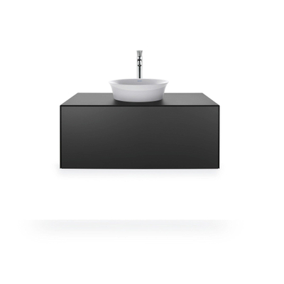 Duravit White tulip vasque à poser 43x43cm Céramique Wondergliss Ronde Blanc brillant