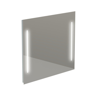 Thebalux Type B spiegel 80x70cm Rechthoek met verlichting led aluminium