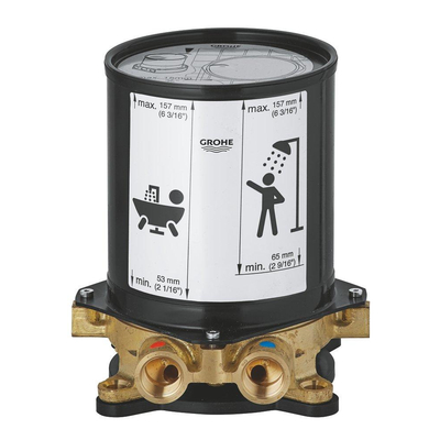 GROHE plaque de sol pour mitigeurs de baignoire autoportants