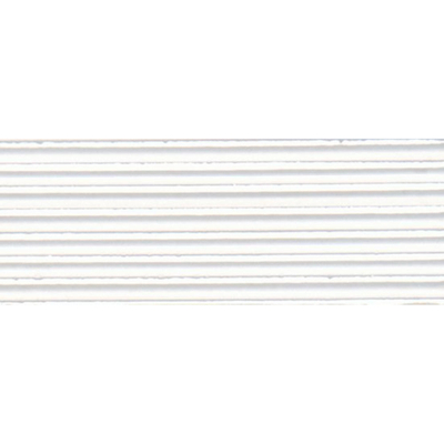 Ceralto Drapé Mural Decor-strip - 7.5x20cm - 12.5mm - Bianco