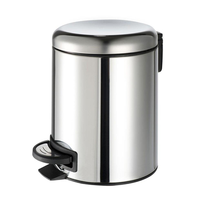 Geesa Hotel Poubelle à pédale softclose 5 litres Chrome