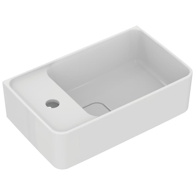 Ideal Standard Strada II lave-mains 1 trou de robinet à gauche avec trop-plein 45x27cm blanc