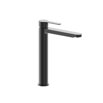 Go By Van Marcke Nero Robinet de lavabo - 29cm - surélevé - posé - noir mat