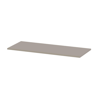 INK Topdeck Wastafelblad - 100x45x2cm - tbv onderkast - MDF lak - Kasjmier grijs mat