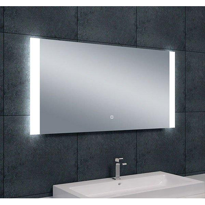 Wiesbaden Sunny miroir rectangulaire avec LED, dimmable et chauffage miroir 120 x 60 cm