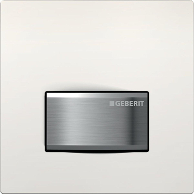 Geberit Type 50 urinioir bedieningsplaat - pneumatisch - rechthoekige knoppen - alpien wit