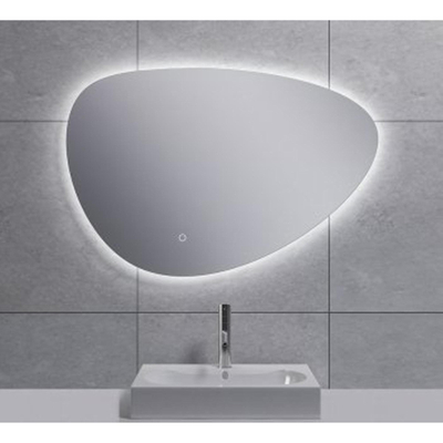 Wiesbaden Uovo Spiegel ovaal - met LED dimbaar en spiegelverwarming - 80cm