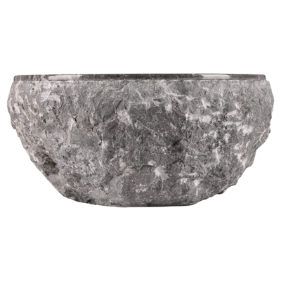Differnz ASTI Waskom - 38cm - gepolijst natuursteen - grijs