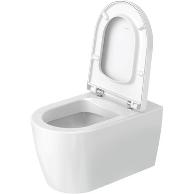 Duravit ME by Starck WC suspendu à chasse profonde 37x57cm avec fixation dissimulée blanc mat