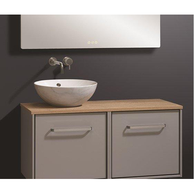 Crosswater Infinity Poignée meuble salle de bain - 26.3x30cm - Inox