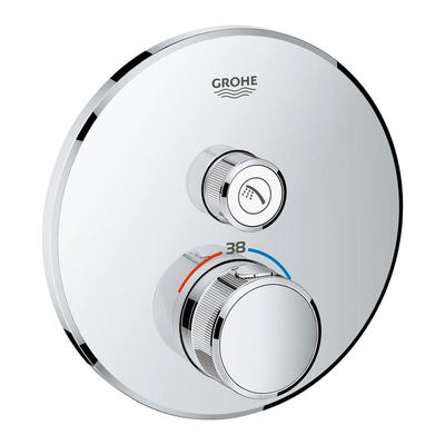 GROHE Grohtherm smartcontrol inbouw douchekraan thermostatisch supersteel