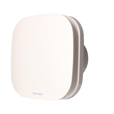 Vent-Axia Supra Design 100 HT badkamerventilator met vochtsensor en timer 90 m3/h Wit OUTLETSTORE