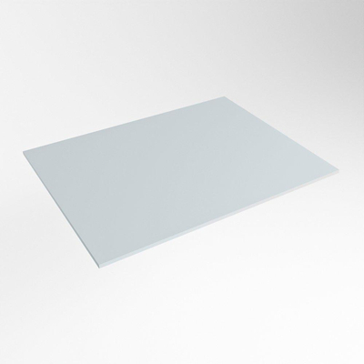 Mondiaz TOP 46 Topblad - 40x46x0.9cm - geschikt voor afdekplaat - Solid surface - Clay