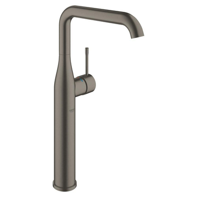 GROHE Essence New Robinet de lavabo Sur pied - bec 17,9 cm - taille XL haut bec pivotant - EcoJoy - graphite brossé foncé