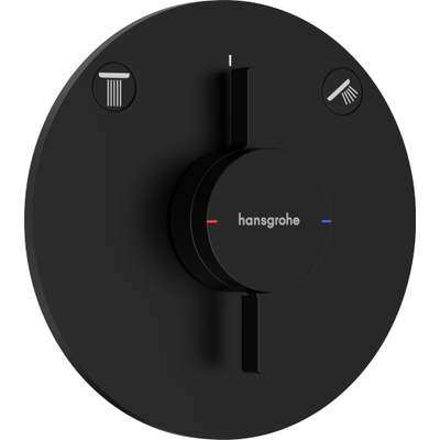 Hansgrohe DuoTurn S Inbouw mengkraan - voor 2 functies - mat zwart