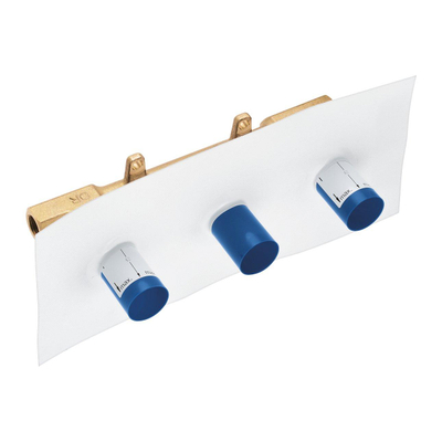 Grohe Inbouwdeel - voor 3-gats afbouwdeel wandkraan - inbouwdiepte 43-85mm