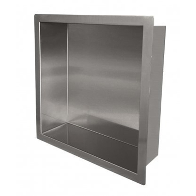 Wiesbaden Demis inbouwnis 30 x 30 x 7 cm gunmetal