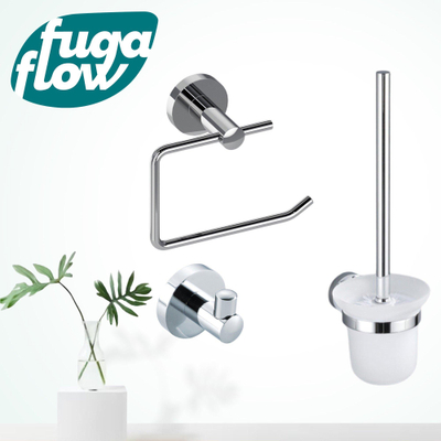 FugaFlow Eccelente Acces Toiletset 3-delig Chroom - Black Friday -