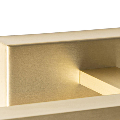 QAZQA Jerre applique murale - 62x13,5x5,5cm - LED incluse - IP44 - laiton (or)