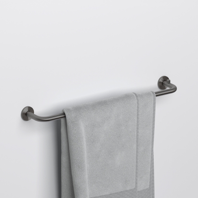 Clou Kaldur porte-serviettes 45 cm gunmetal brossé PVD
