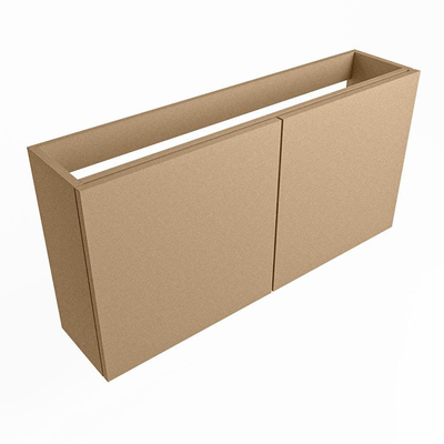 Mondiaz FOWY fonteinonderkast - 100x22x50cm - 2 deuren - push to open - softclose - Oro
