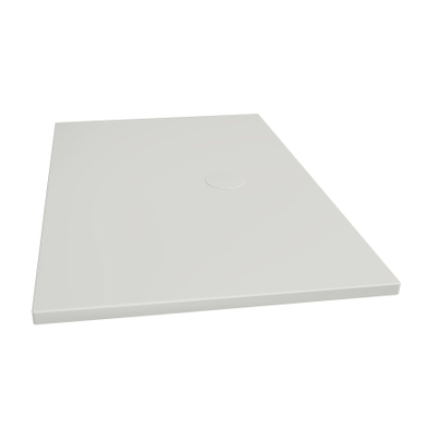 Xenz Flat Plus Douchebak - 80x120cm - Rechthoek - Wit mat
