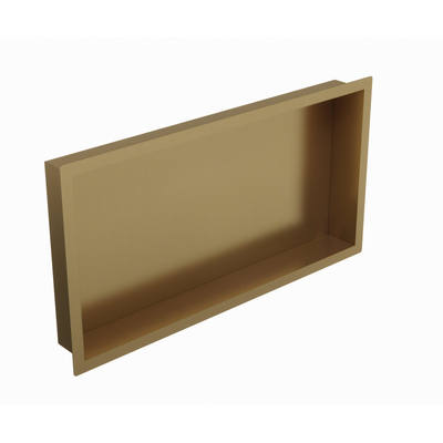 Fortifura Galeria Inbouwnis - 30x60x10cm - Geborsteld Messing PVD (Goud)