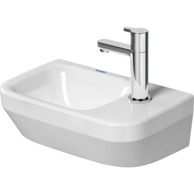 Duravit No.1 Duravit No.1fontein - met kraangat rechts - zonder overloop - 36x22x12cm - hoogglans wit