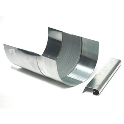 Rheinzink pièce de dilatation en caoutchouc complète pour gouttière moulurée M30 0,80 mm avec pièce à rebord séparée
