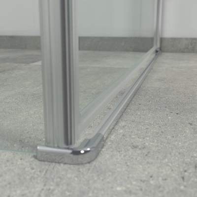 Marenza Neptune Douchecabine - 1 draaideur - Zijwand - 90x90x200cm - 6mm veiligheidsglas - anti kalk - chroom