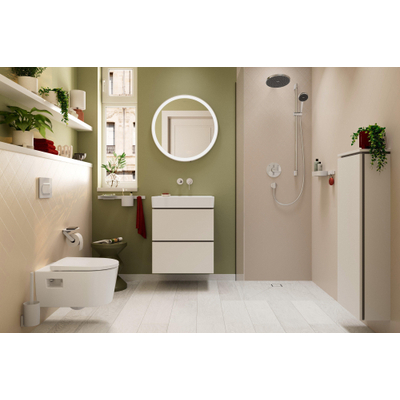 Hansgrohe Xanuia Q Lavabo/fontaine - 60x48cm - sans trous de robinetterie - avec trop-plein - blanc brillant