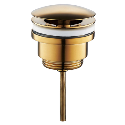 Wiesbaden UniMatch bouchon de vidange ouverte 5/4'' en laiton brossé PVD