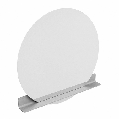 Mondiaz SPOT Miroir de salle de bain - rond 110cm - plan de miroir - couleur Plata