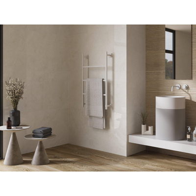 ÉCHANTILLON Terravito Lignaro Carrelage aspect parquet céramique mural et de sol - 60x60cm - rectifié - Marfil